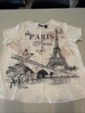 Cream Paris Graphic Short-Sleeve Tee for Kids